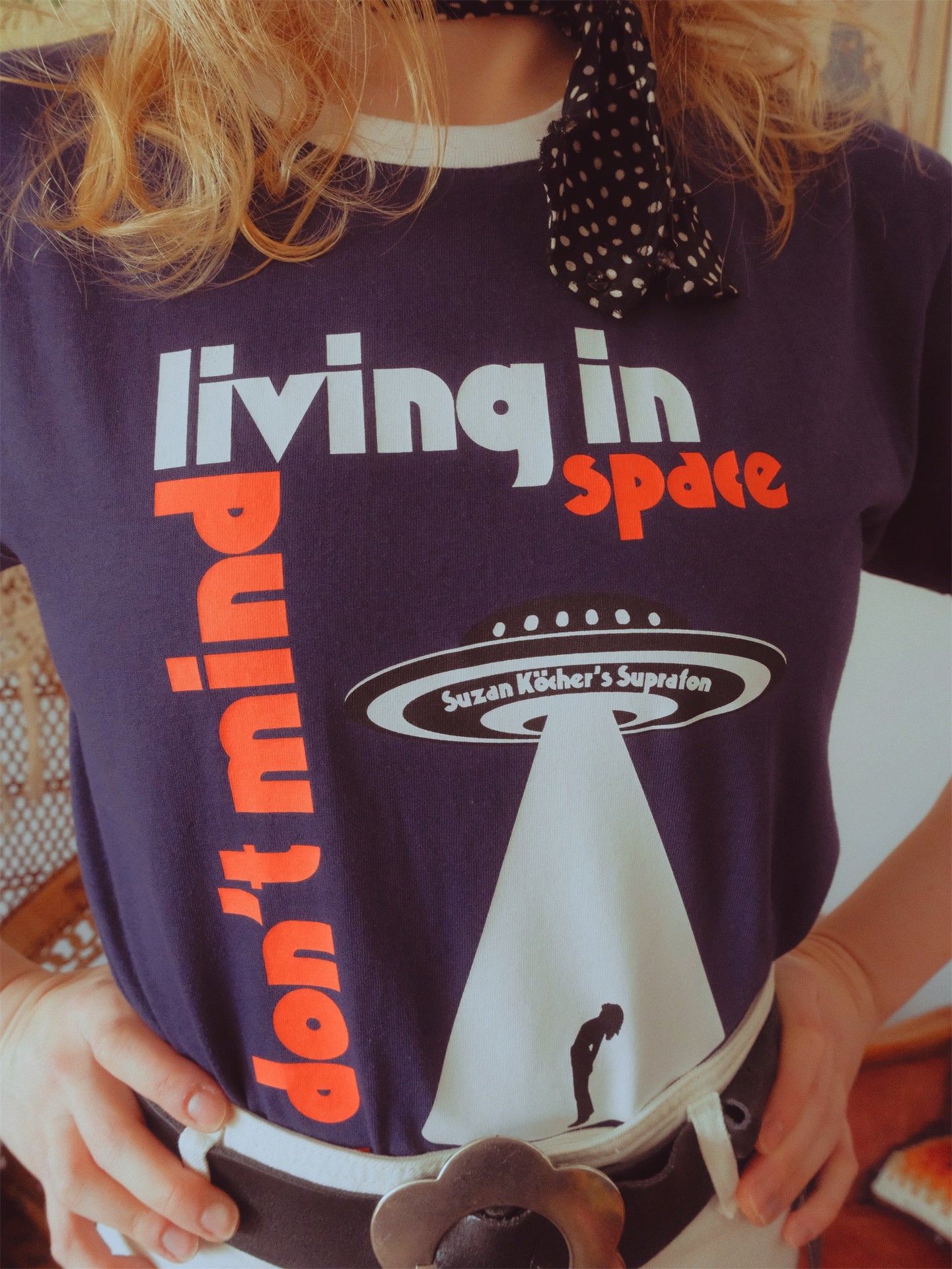 I Don't Mind Living In Space Ringer T-Shirt