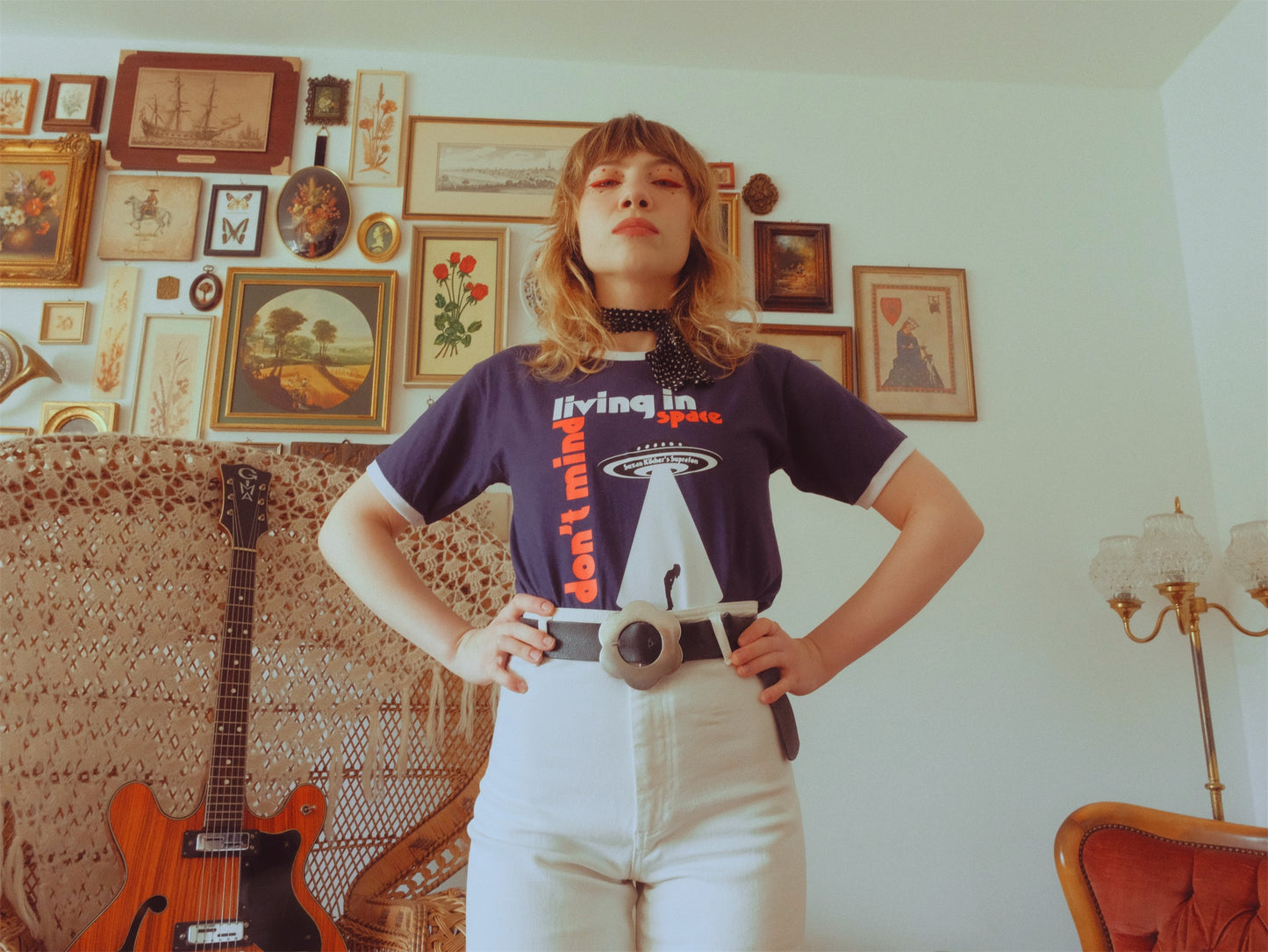 I Don't Mind Living In Space Ringer T-Shirt