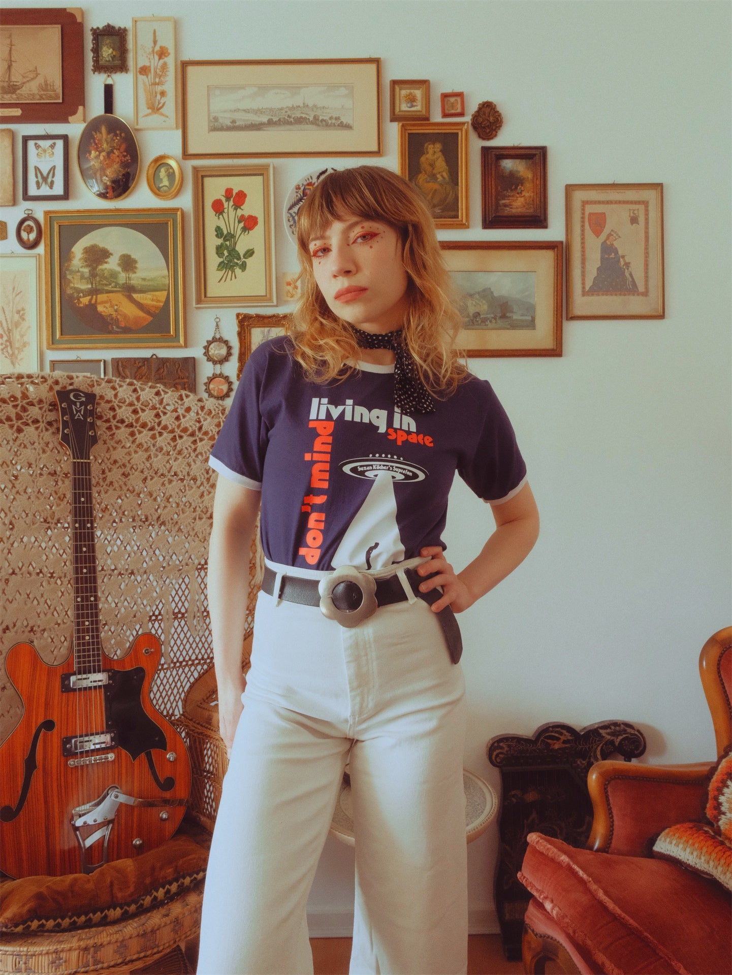 I Don't Mind Living In Space Ringer T-Shirt