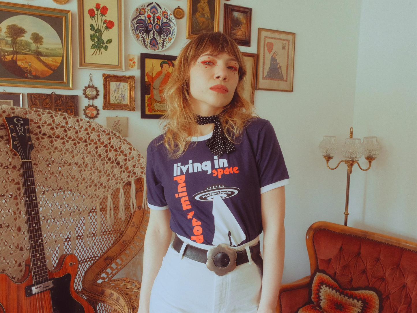 I Don't Mind Living In Space Ringer T-Shirt