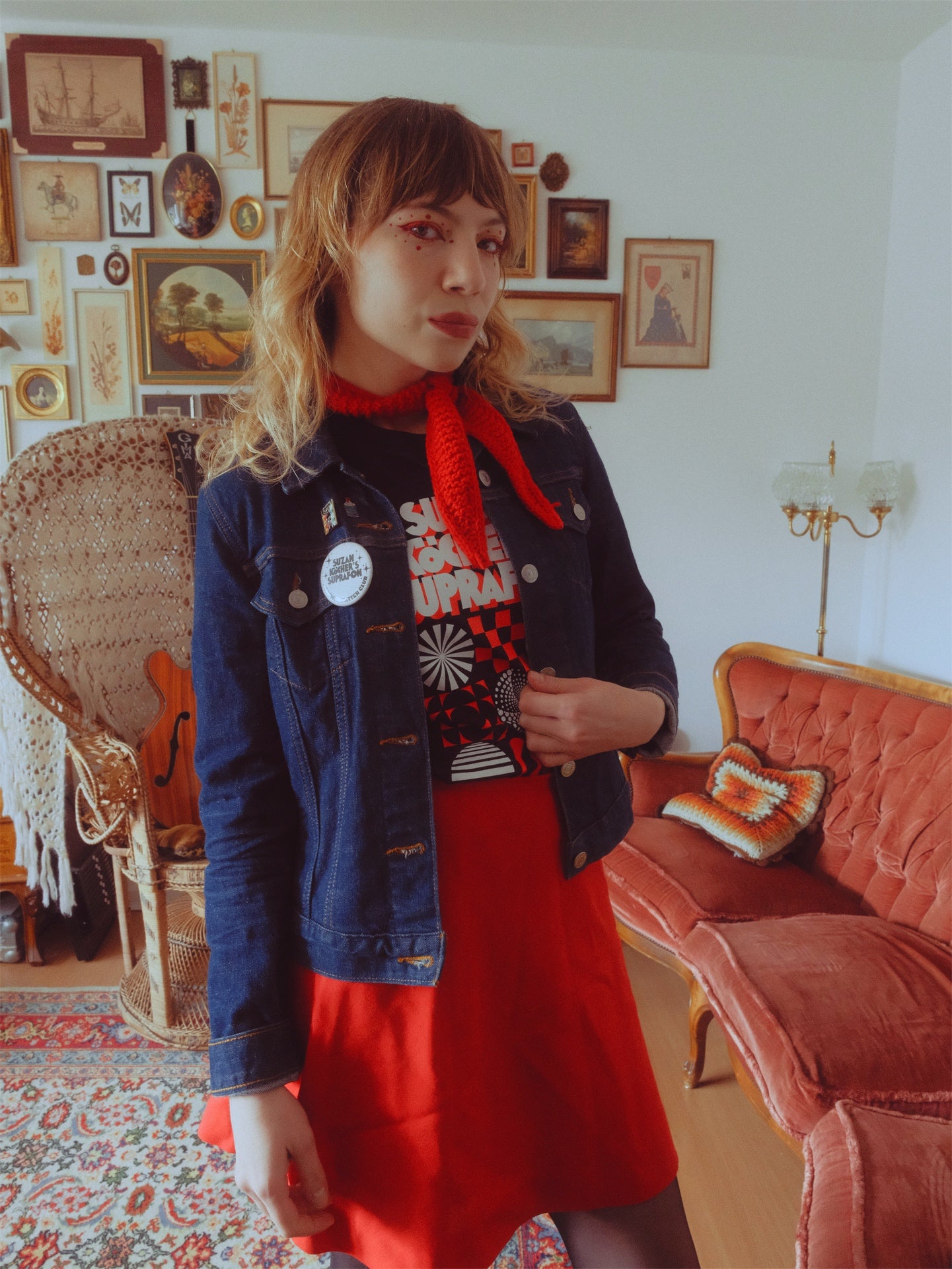 Black White Red Suprafon Shirt