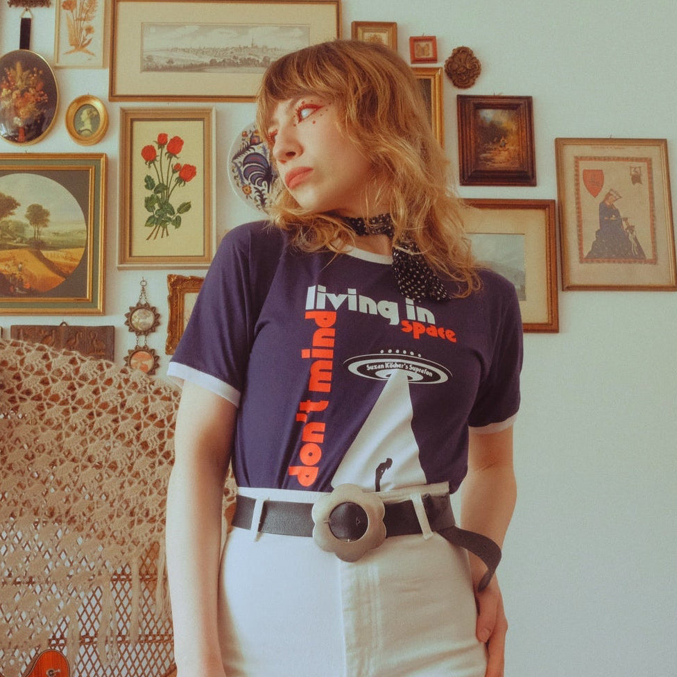 I Don't Mind Living In Space Ringer T-Shirt