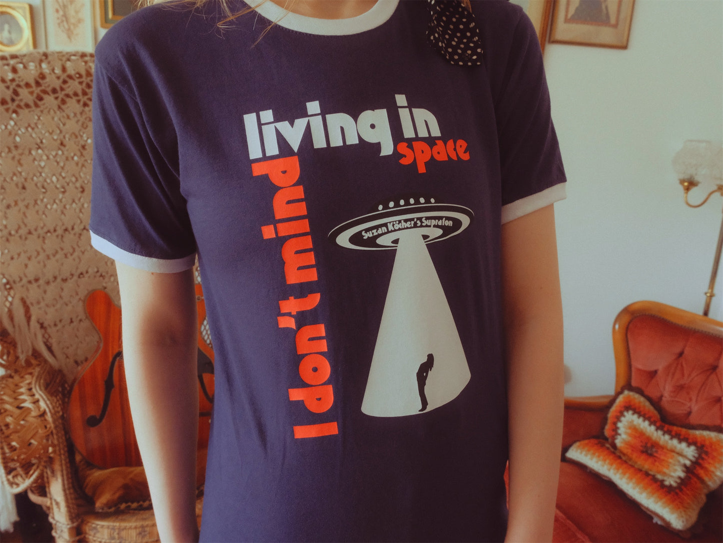 I Don't Mind Living In Space Ringer T-Shirt